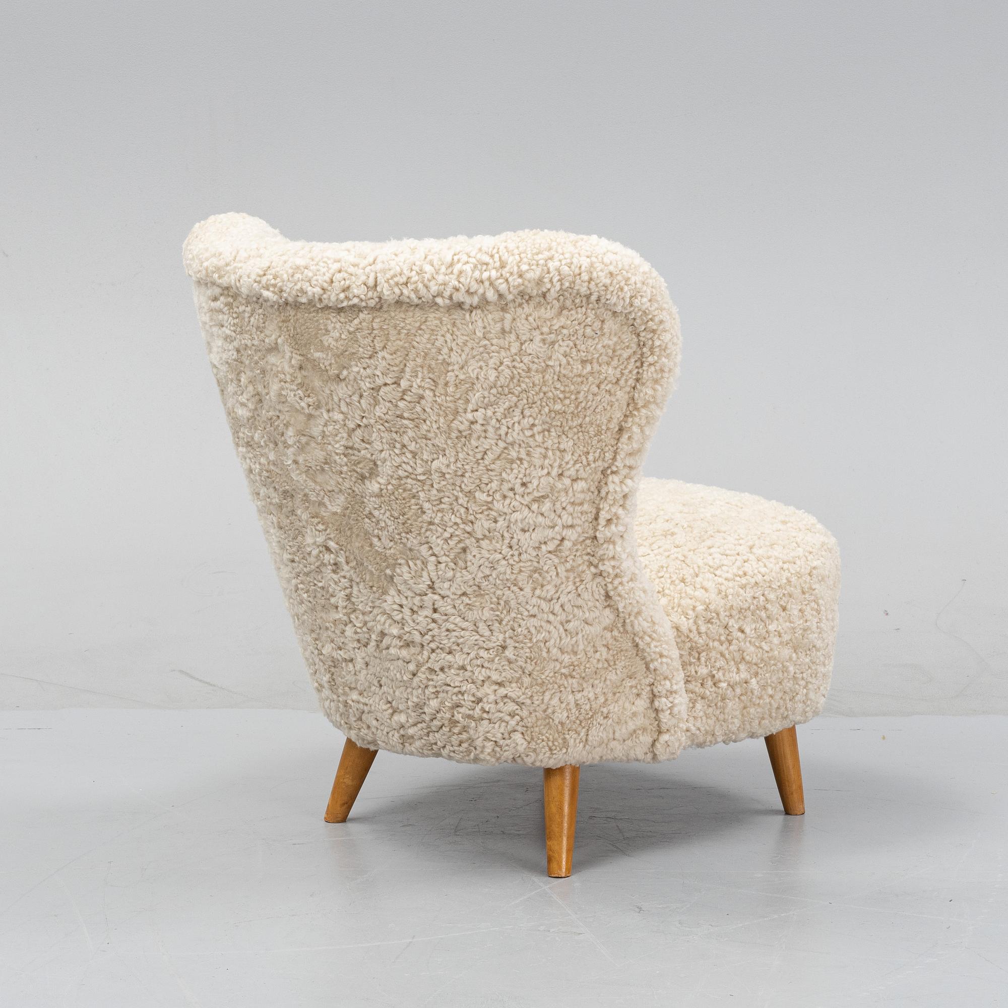 Fåtölj, svensk, 1900-talets mitt.