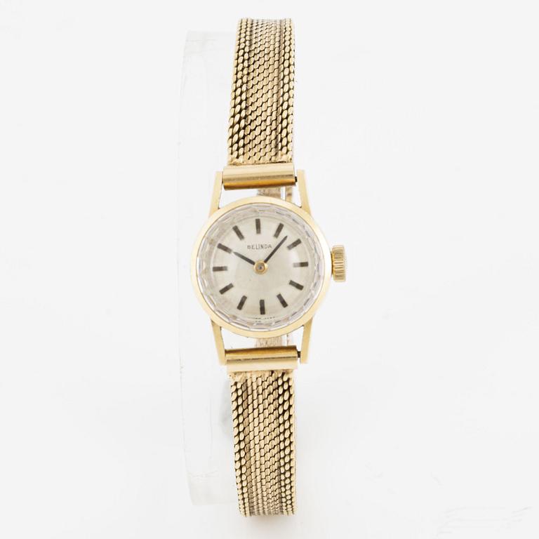 Wristwatch, Belinda, 18K gold, 17 mm.