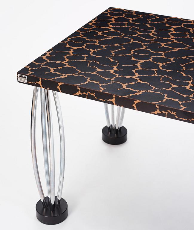 Ettore Sottsass, a "City" dining table, Memphis, Italy, post 1983.