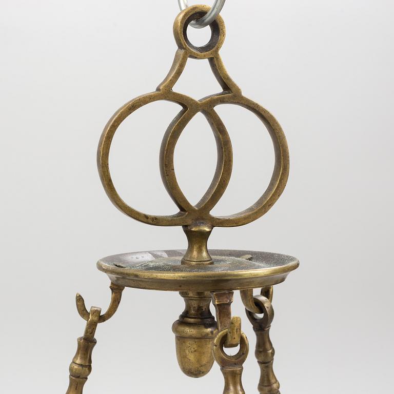 Ljuskrona, barockstil, omkring 1900.