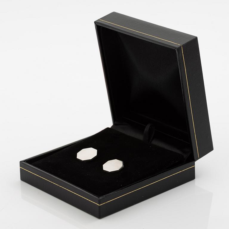 Wiwen Nilsson, a pair of cufflinks, sterling silver, Lund 1962.