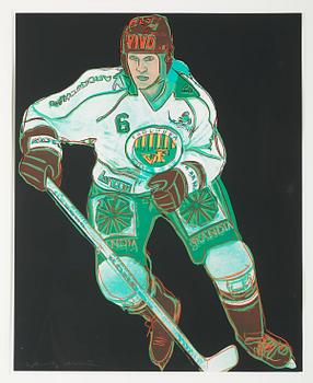 172. Andy Warhol, "Frölunda Hockey Player".