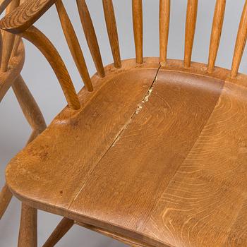 Nojatuoleja, 3 kpl, 1900-luvun loppupuoli.