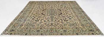 Carpet, Keshan, approx. 405 x 275 cm.