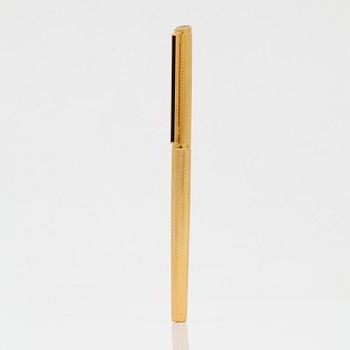 RESERVOARPENNA, gulddoublé, stiftet märkt 14k, för Dunhill av Montblanc, 1980-tal.