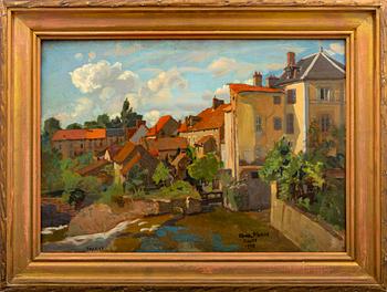 Oscar Keen, a signed and dated oil on board.