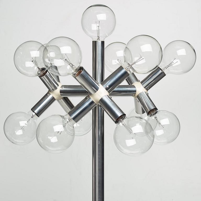 Robert & Trix Haussmann, a floor lamp for Swiss lamps international, 1970's.