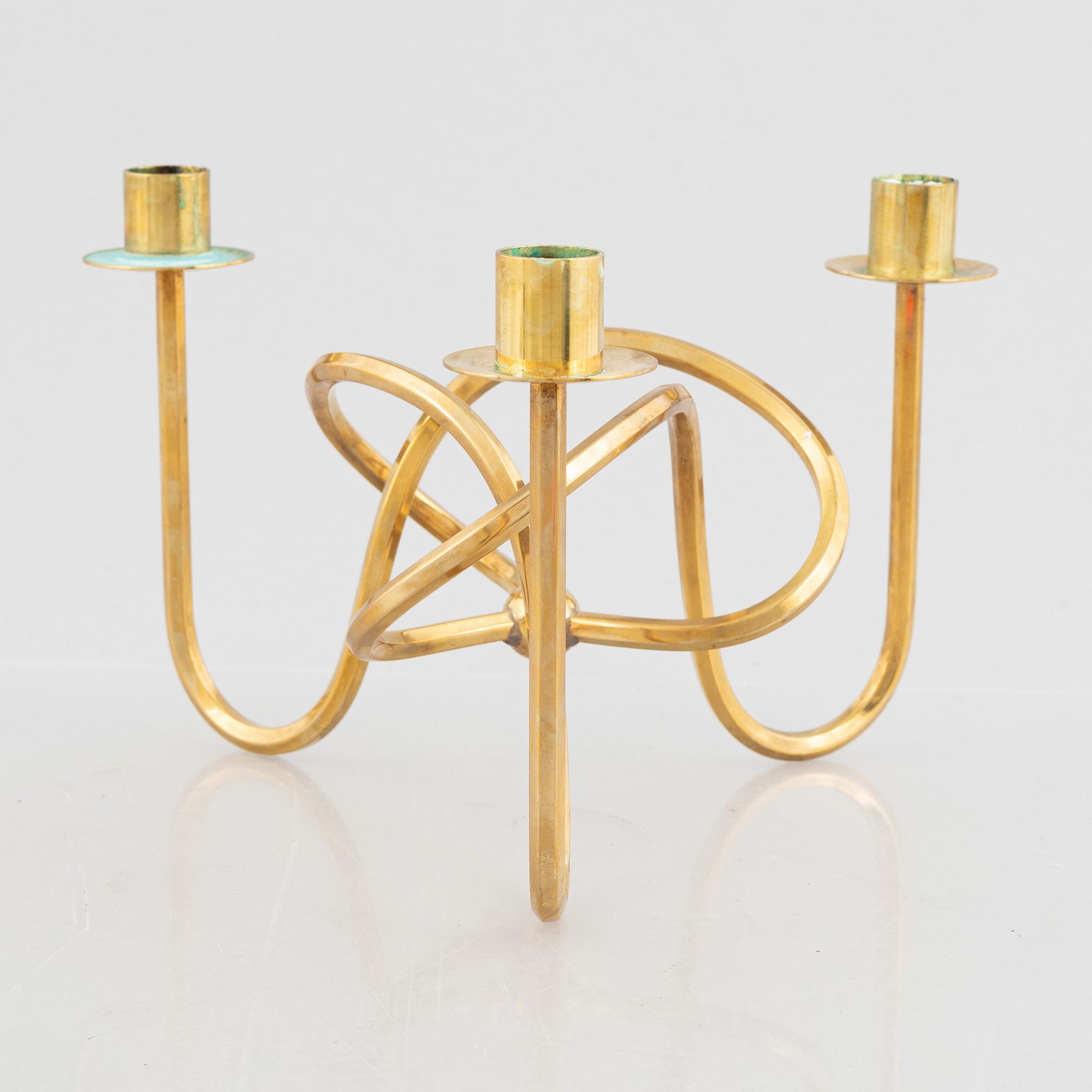Josef Frank, a 'Vänskapsknuten' candelabrum, Svenskt Tenn.
