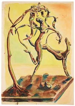 CO Hultén, watercolour and executed 1938.