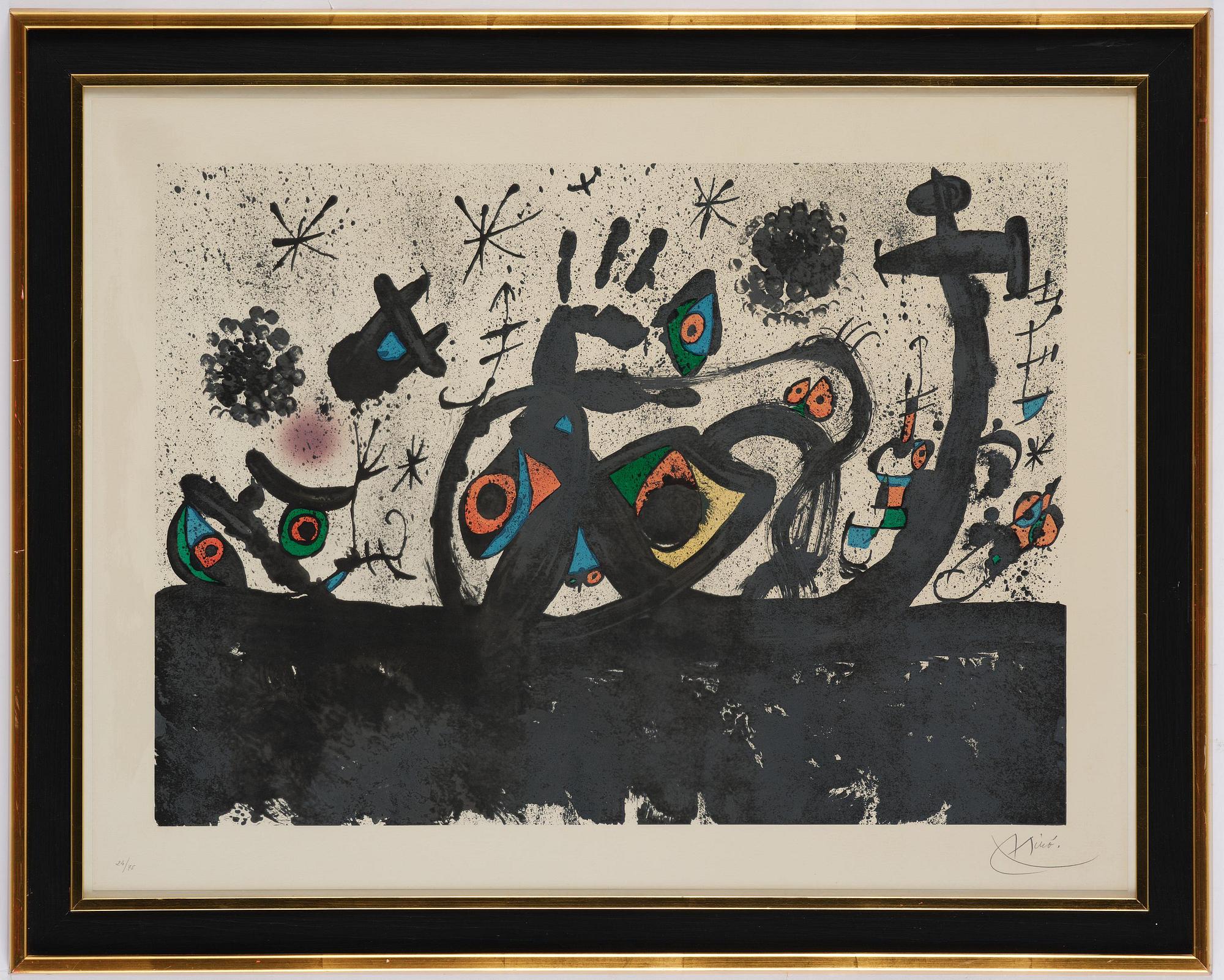 Joan Miró, From: "Hommage à Joan Prats".