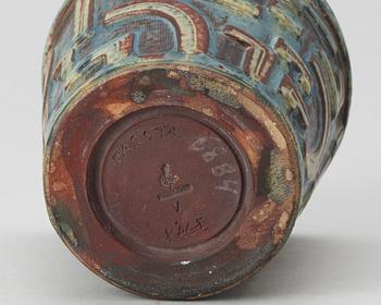 A Wilhelm Kåge 'Farsta' stoneware vase, Gustavsberg Studio 1952.