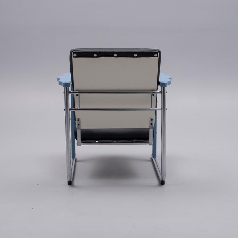 YRJÖ KUKKAPURO, fåtölj, "Experiment", Avarte 1980-tal.