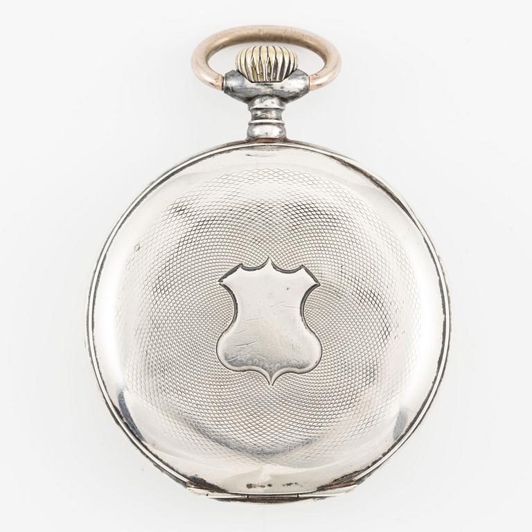 Courvoisier Frères, Mobilis, "Tourbillon", pocket watch, 52.5 mm.