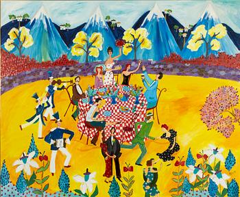 Marika Lang, Birthday party.