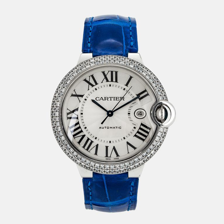 CARTIER, Ballon Bleu, wristwatch, 42 mm,