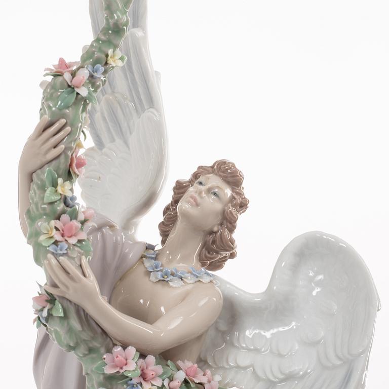 Salvador Furió, figurine, "Celestial Ascent", Lladró, Spain, 2000-2001.
