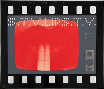 Joe Tilson, färgserigrafier och résin, 5 st, 1968, signerade 7/40.