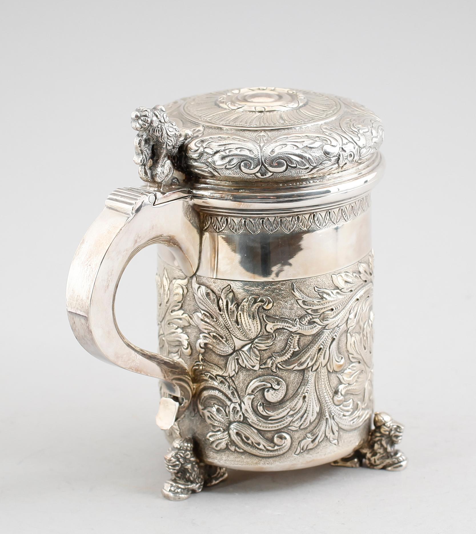 STOP, silver, importstämplar, 1900-tal. Vikt 761 g.