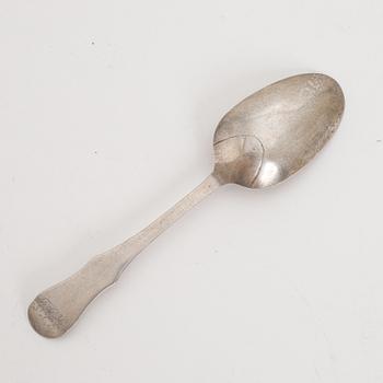 A Swedish Silver Spoon, mark of Andreas Rönnov, Helsingborg 1793.