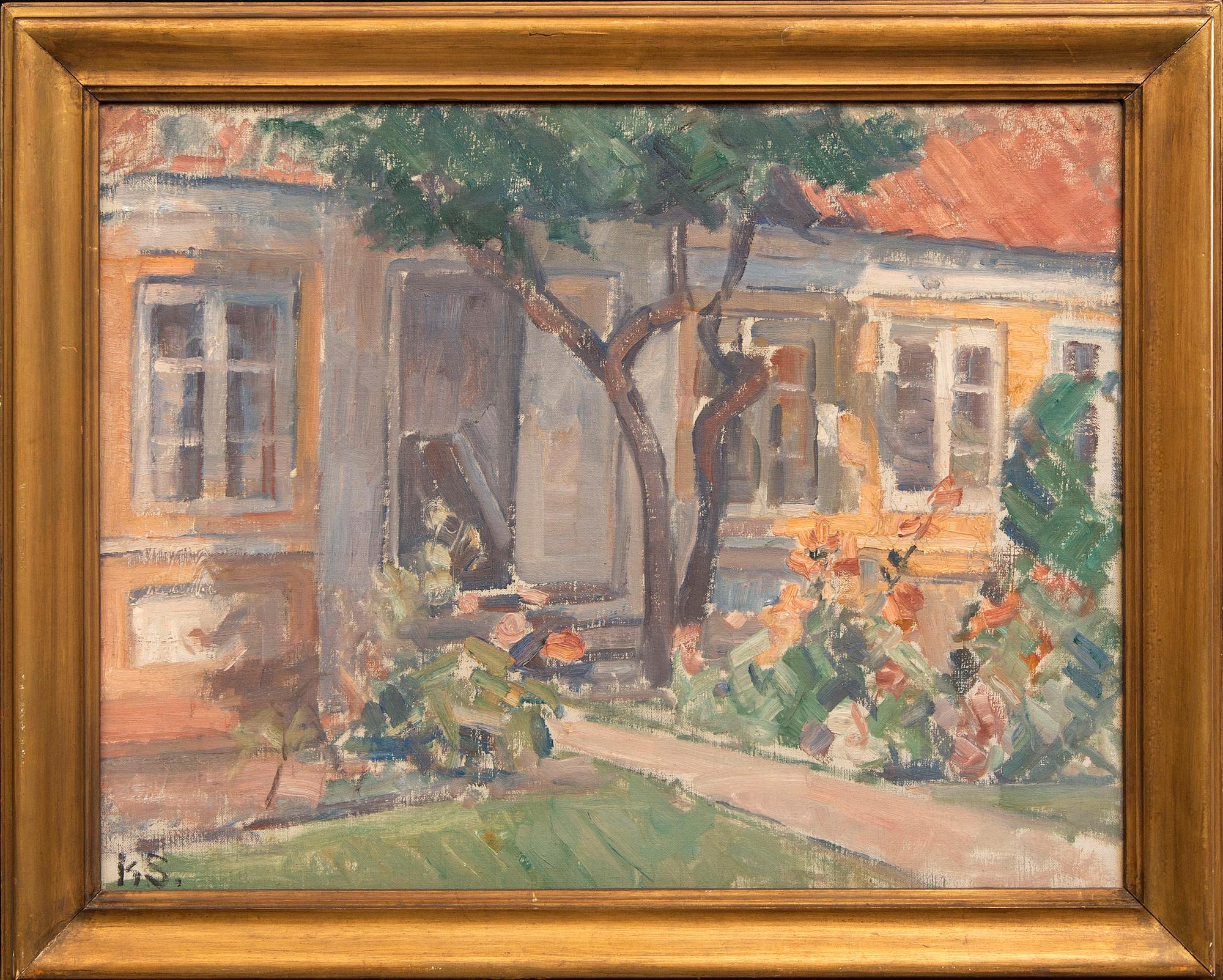 Karl Holger Jacob Schou, a signed oil on canvas.