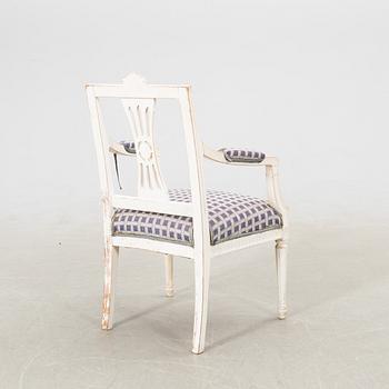 Karmstol Sengustaviansk stil 1900-talets första hälft.