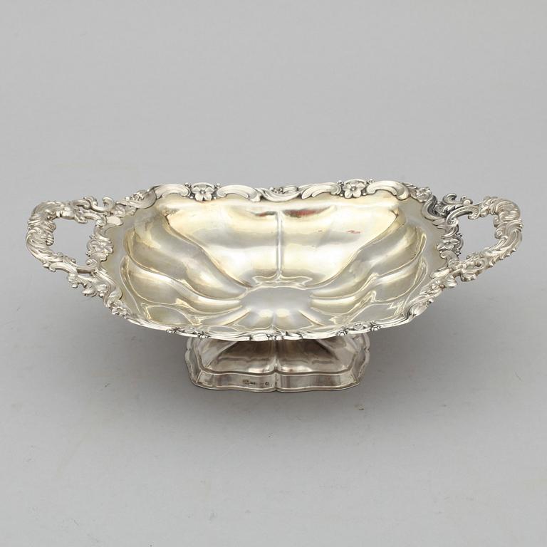 SKÅL på FOT, silver, Carl Magnus Stahle, nyrokoko, 1800-talets mitt, St Petersburg. Ca 260gr.
