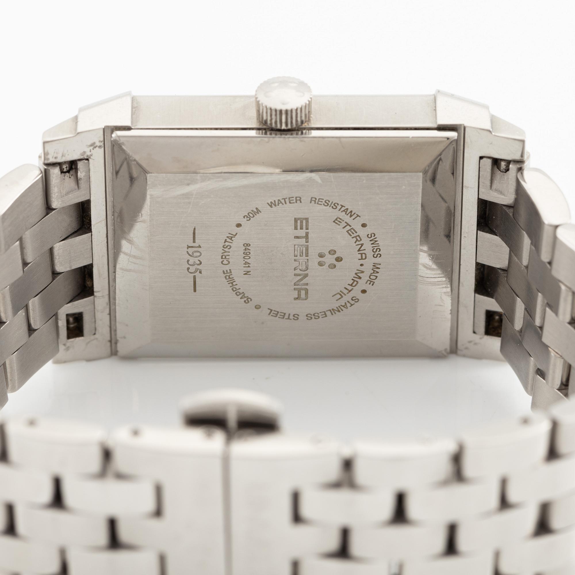 Eterna, Les Historiques 1935, wristwatch, 26 x 35 (41) mm.