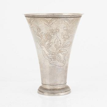 A Swedish silver beaker, mark of Petter Gillberg, Varberg 1787.