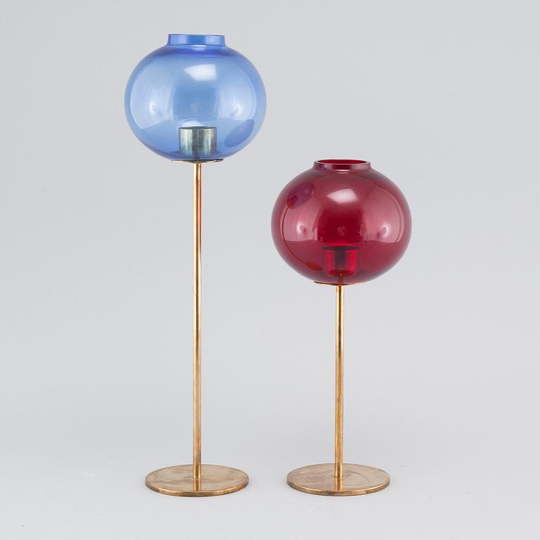 HANS-AGNE JAKOBSSON, ljuslyktor, 2 st, Markaryd, 1900-talets andra hälft.