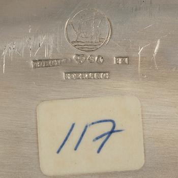 A sterling silver plate, Borgila, Stockholm, Sweden, 1931.