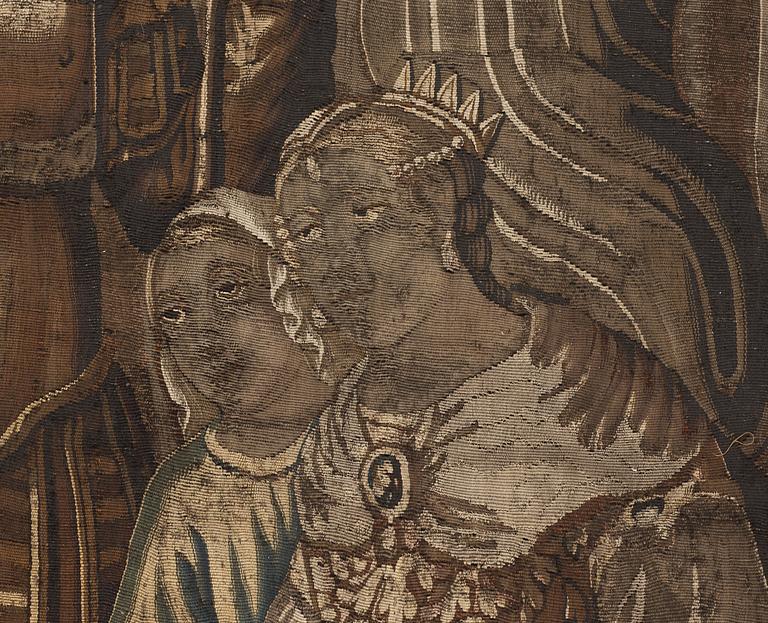 TAPESTRY, tapestry weave. 292 x 406 cm. Flanders 17th century.