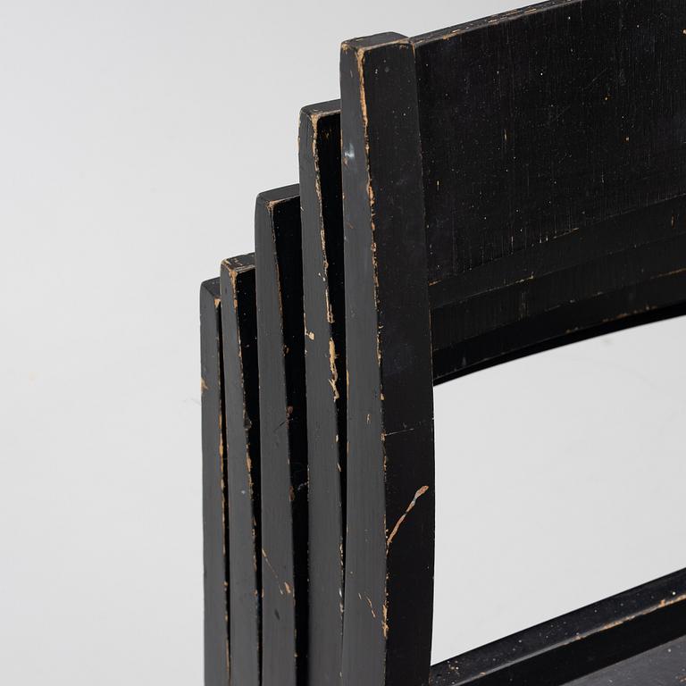 Sven Markelius, ‘Orkesterstolen’, 6 chairs, mid-20th century.