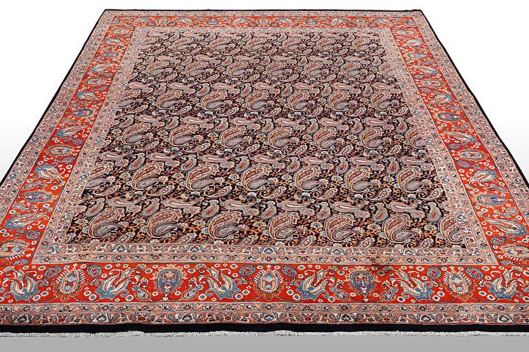 A carpet, Kashmar 393 x 299 cm.