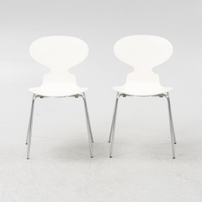 Arne Jacobsen, stolar, 8 st, "Myran", Fritz Hansen, Danmark,
