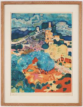 Guy Charon, Landscape with a small village.