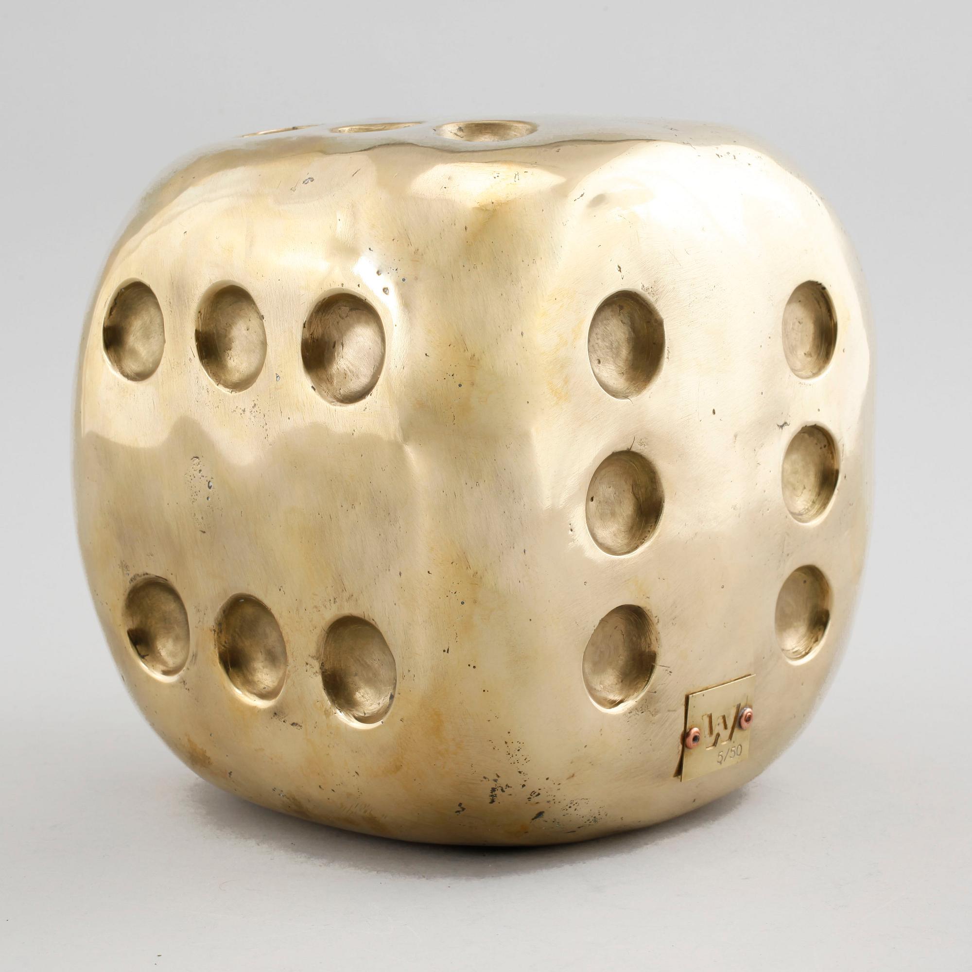 ANDREAS WARGENBRANT, skulptur, mässing, brickmärkt samt numrerad 5/50.