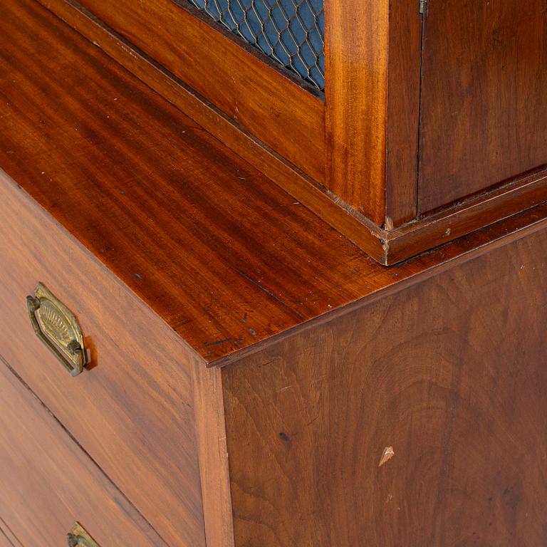 Bookcabinet, Sweden, late Gustavian style 19th century.