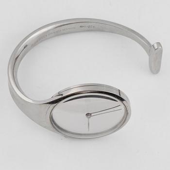 ARMBANDSUR, stål, modell Vivianna nr 226, Vivianna Torun Bülow-Hübe för Georg Jensen. Formgiven 1962.