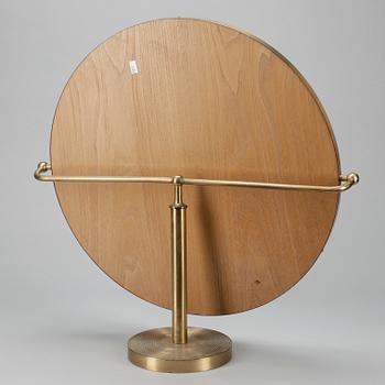 A Josef Frank brass table mirror, Svenskt Tenn, model 2214.
