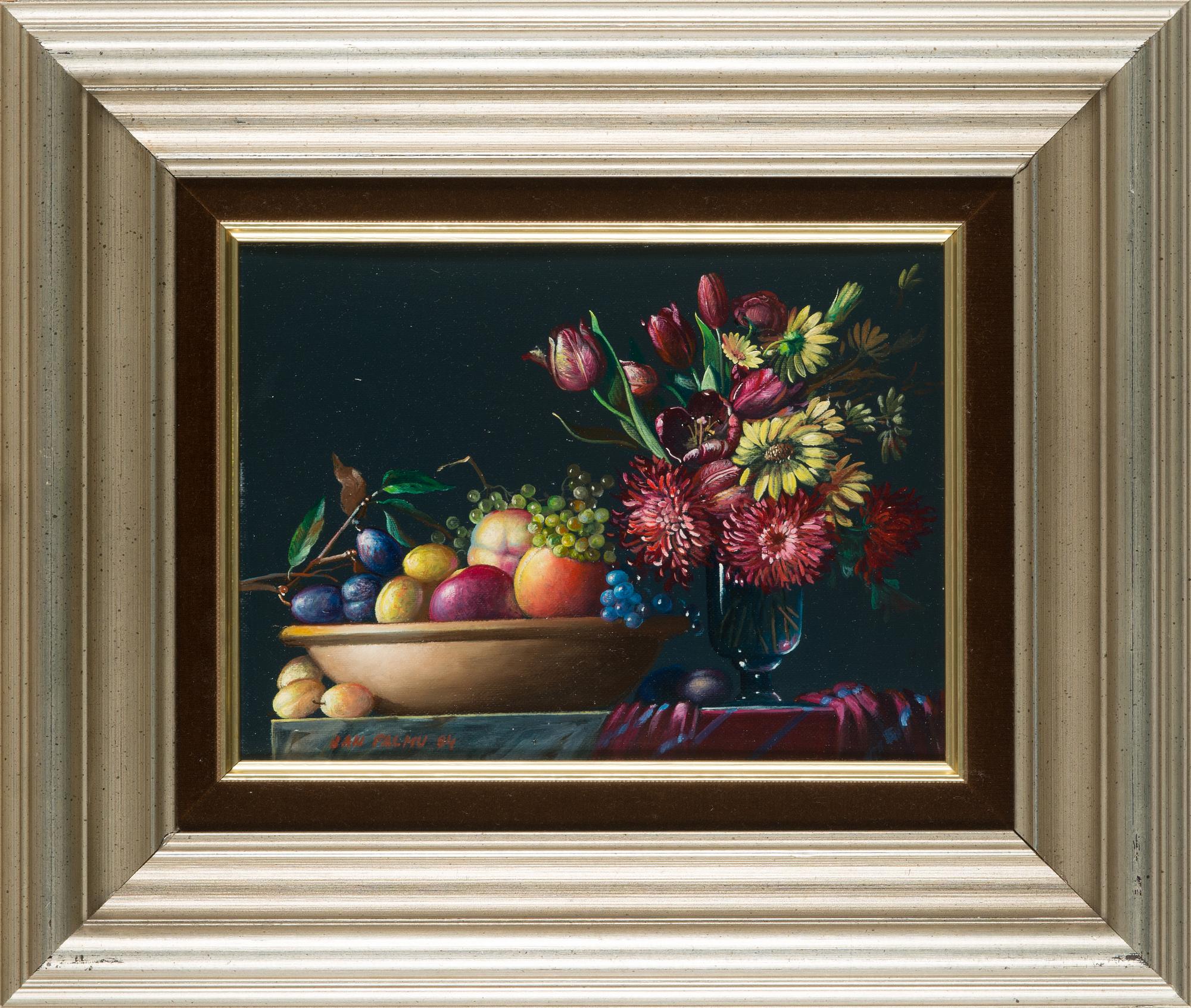 Jan Palmu, oil on board, signed and dated 84.