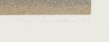 Elina Luukanen, etching and aquatint, signed and dated -96, numbered 12/60.