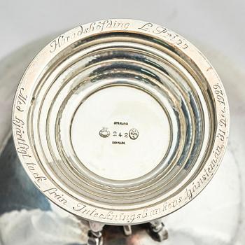 Georg Jensen, skål, sterling silver, modell nr 242, design Johan Rohde, Köpenhamn 1925-32.