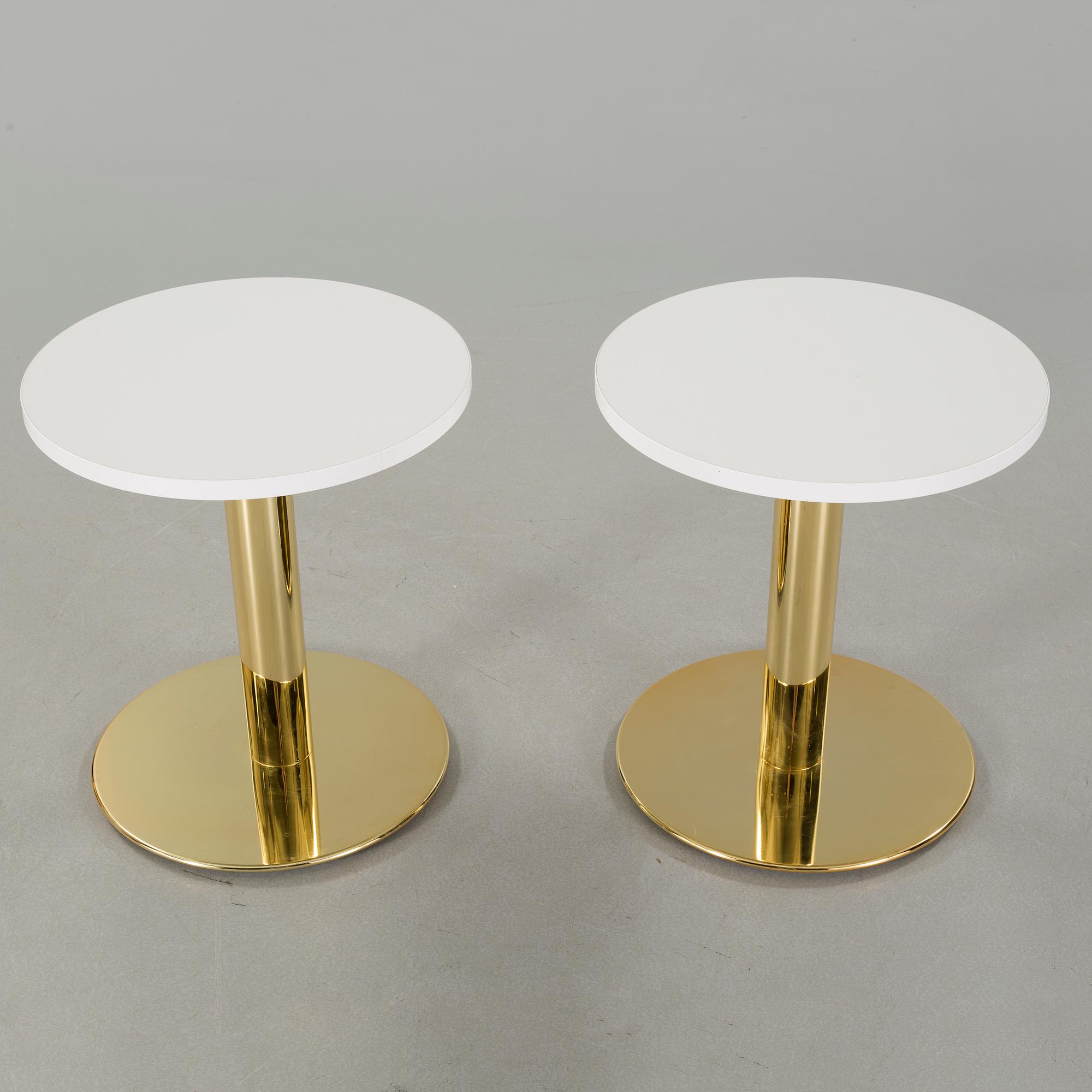 A pair of side tables, late 20th century.