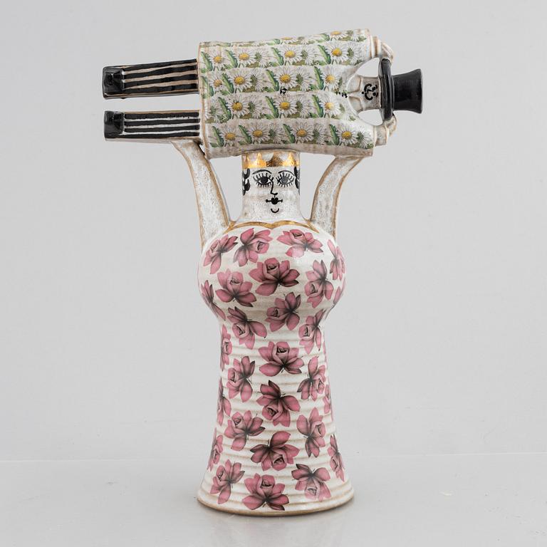 Lisa Larson, skulptur, stengods, "Samhällsdebatten", Gustavsberg 1969-71.