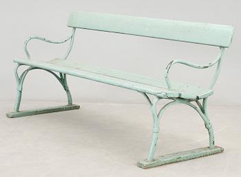 PARKBÄNK, troligen tidigt 1900-tal.