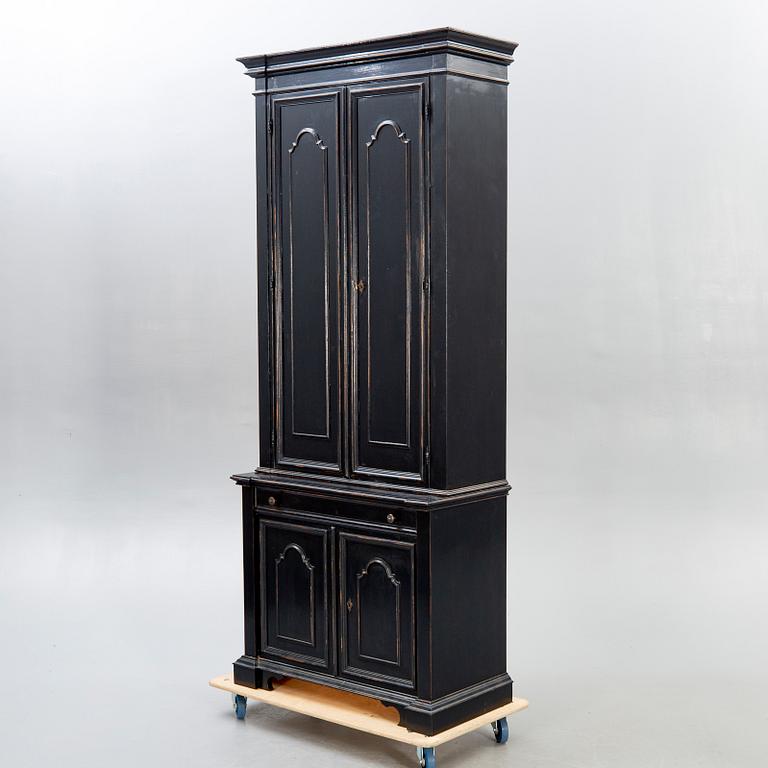 A modern painted cabinet.