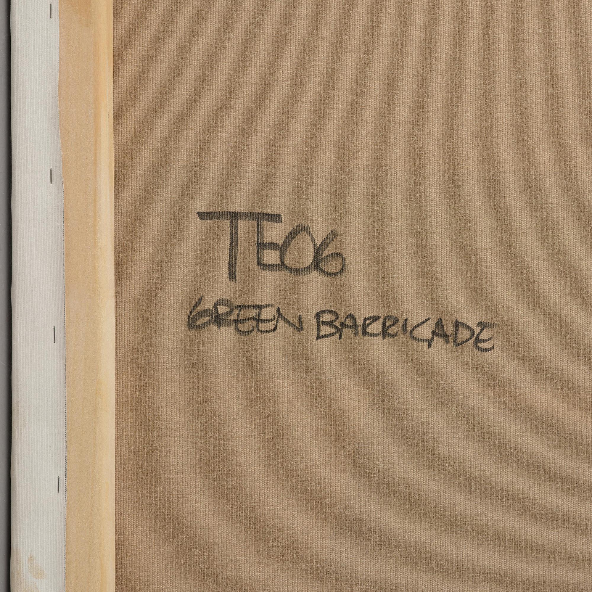 Thomas Elovsson, "Green Barricade".