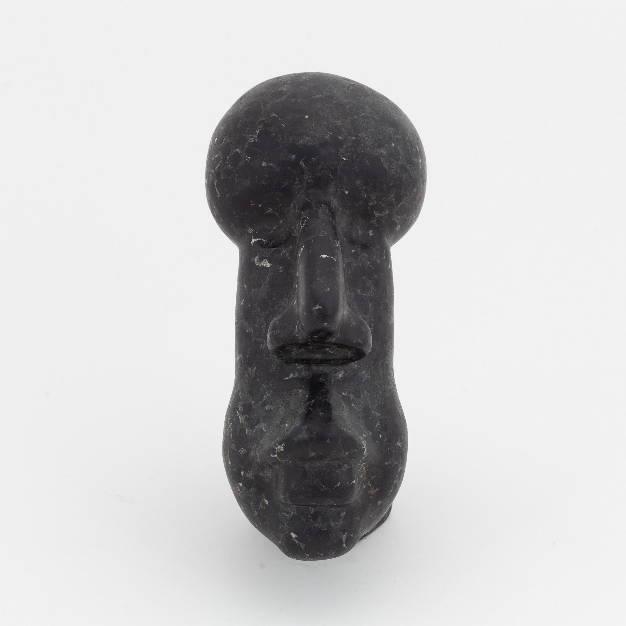 Heikki Virolainen, sculpture, stone, signed HWV and dated 1978.