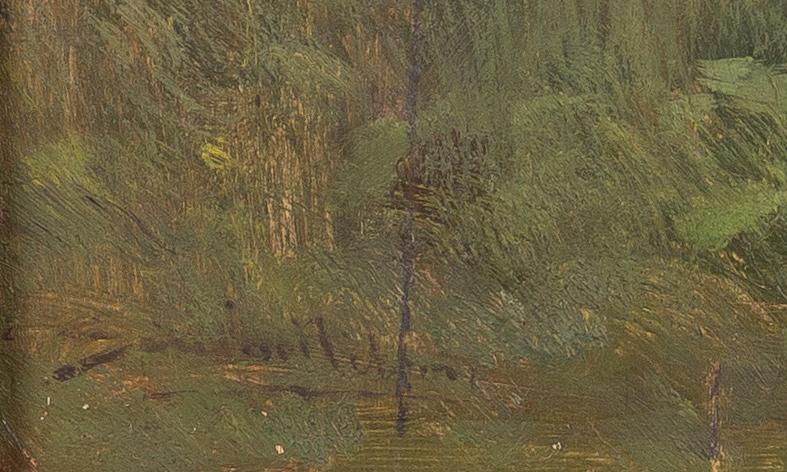 Severin Nilson, Outside the church.