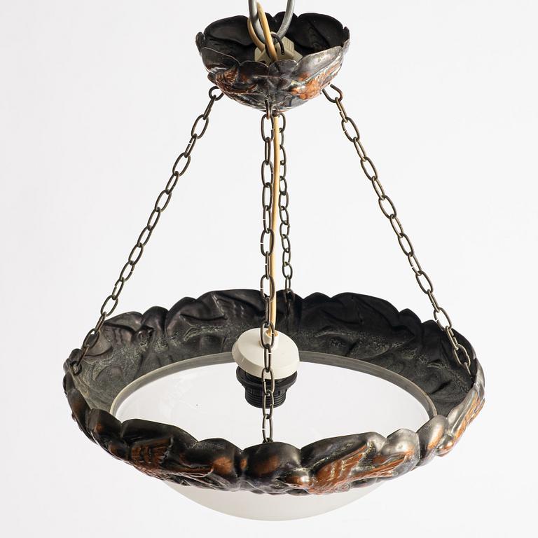 Taklampa, jugend, 1900-talets början.